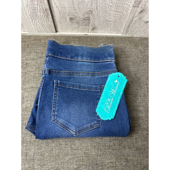 The Pioneer Woman XS Skinny Fit Denim Blue Jeans Pull On Bootcut - Picture 3 of 10